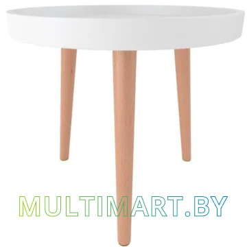 Журнальный столик LoftyHome Fig VC4017W-W (белый)